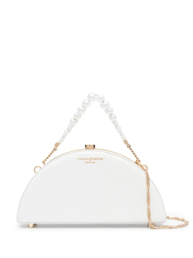 Aspinal Of London Aspinal Of London ルナ パール装飾クラッチバッグの商品画像