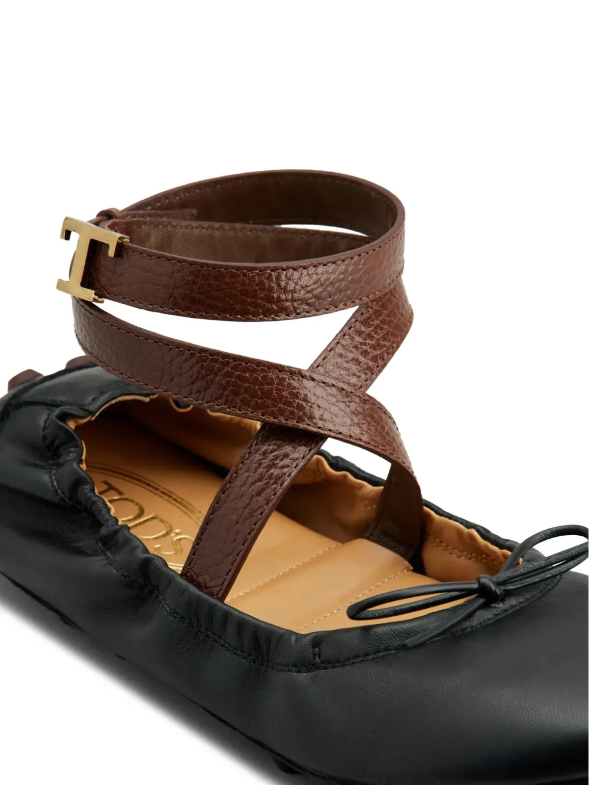 Tod's ゴンミーノ レザー バレエシューズ - 画像5