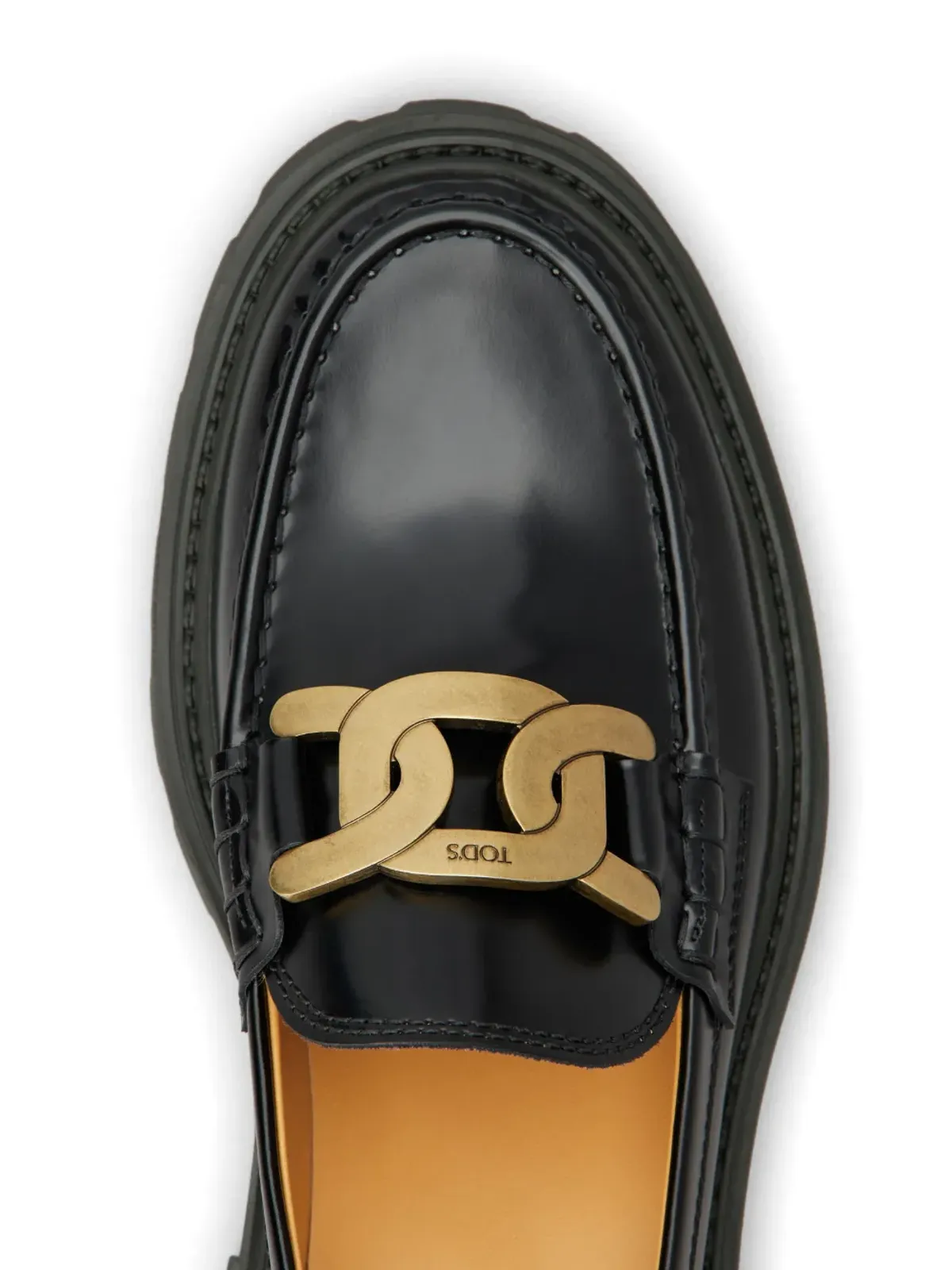 Tod's ゴンマペサンテ レザー ローファー ブラック - 画像5