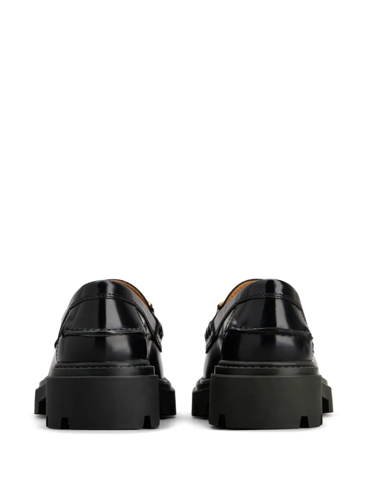 Tod's ゴンマペサンテ レザー ローファー ブラック - 画像3