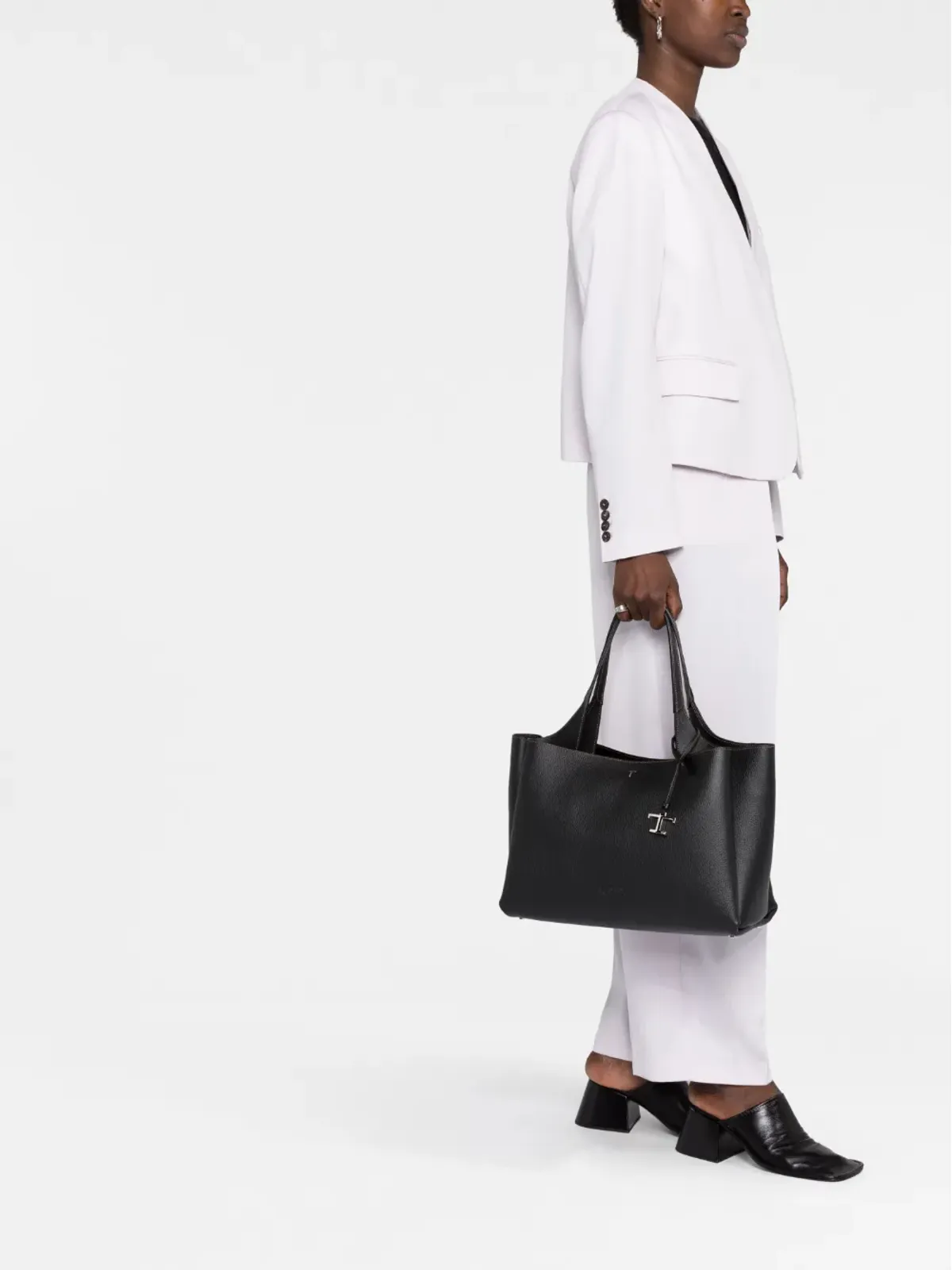 Tod's Tペンダント レザー トートバッグ - 画像2