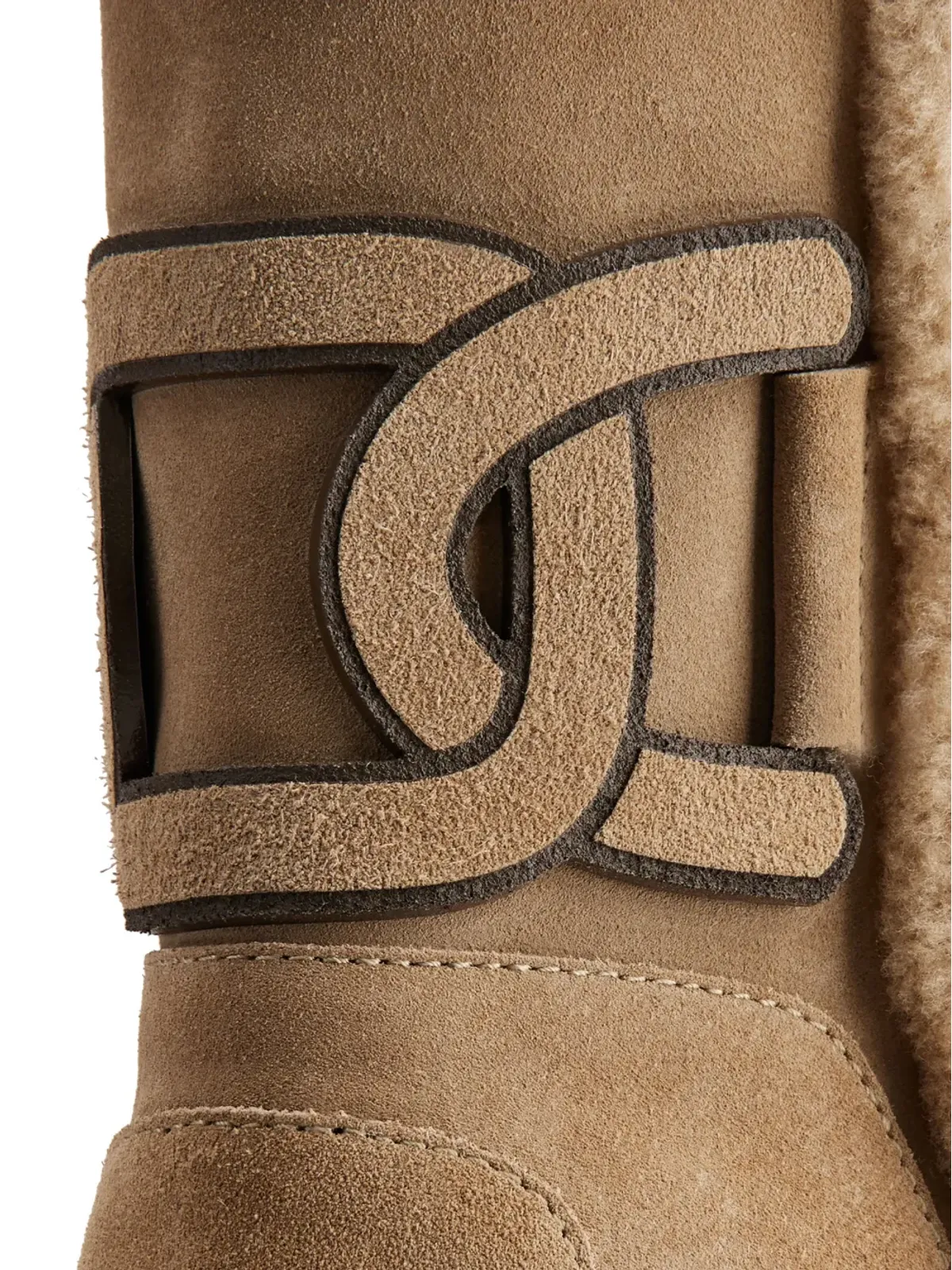 Tod's ロゴパッチ付きスエードブーツ - 画像5