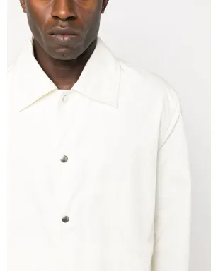Jil Sander ロゴプリント コットン シャツジャケット - サムネイル5