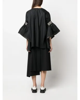 Junya Watanabe フェイクパール付きウール ブラウス - サムネイル4