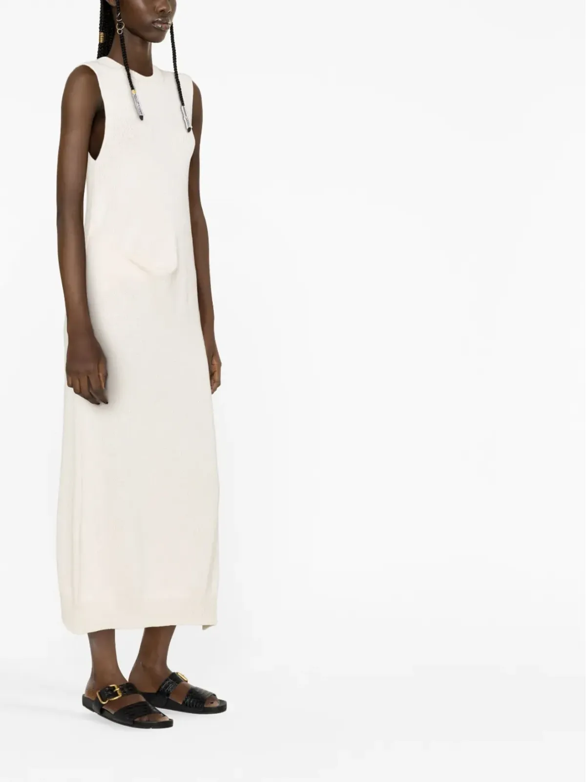 Jil Sander ファインニットのマキシドレス - 画像4
