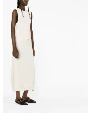 Jil Sander ファインニットのマキシドレス - サムネイル4