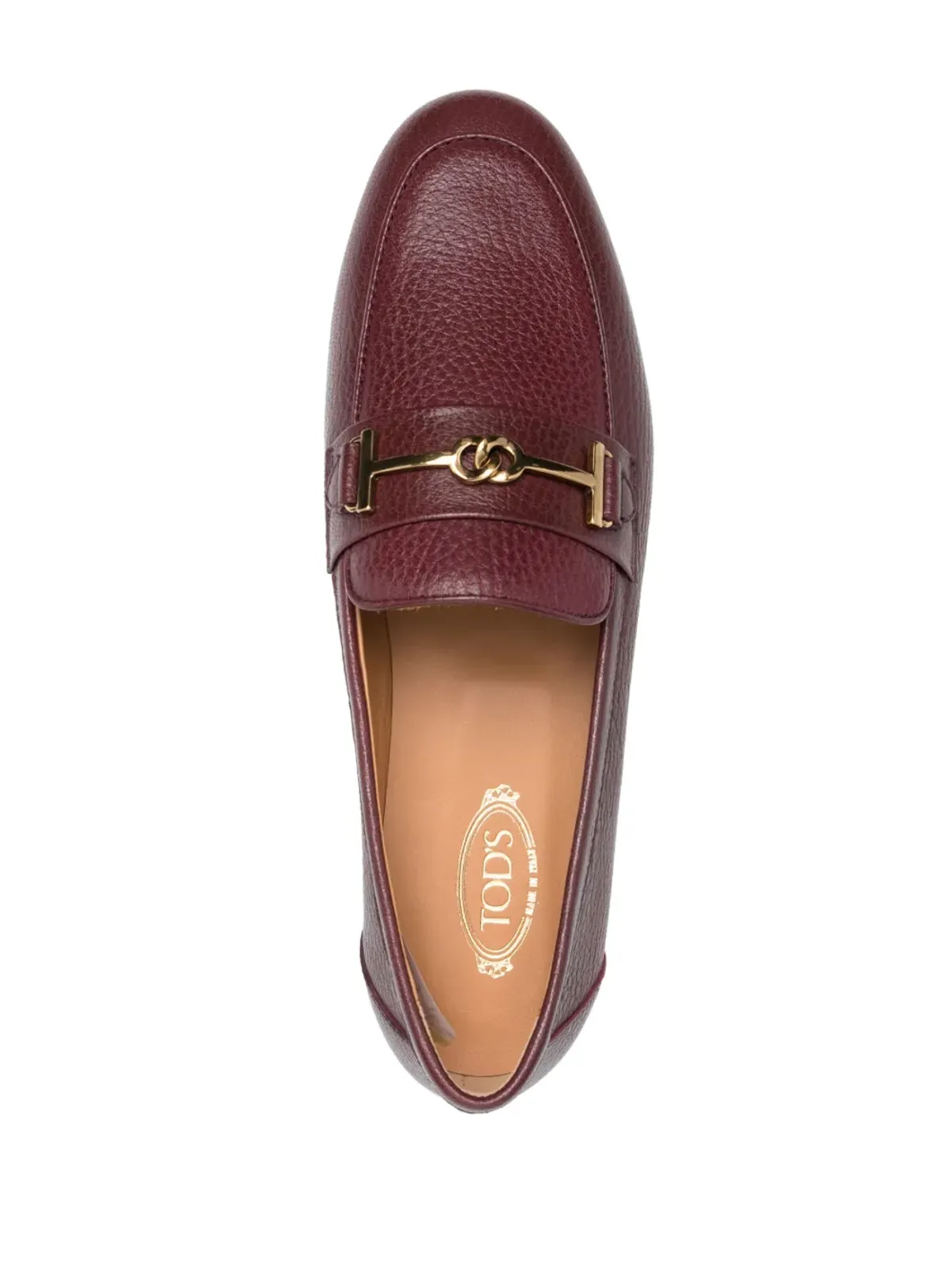 Tod's ロゴディテール レザー ローファー - 画像4