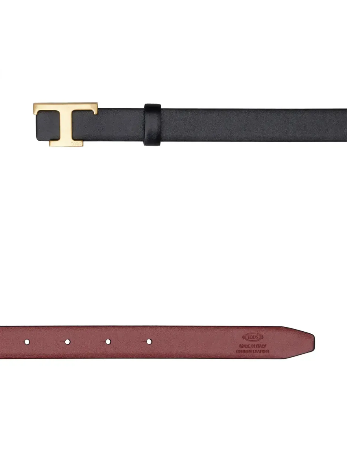 Tod's T-Timeless レザーベルト - 画像3