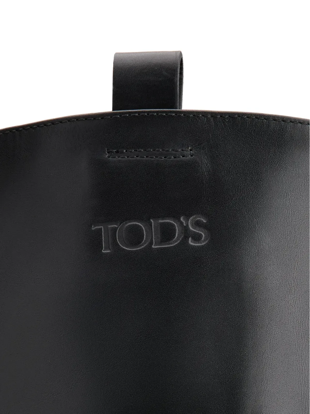 Tod's ラウンドトゥ レザー ブーツ - ブラック - 画像5
