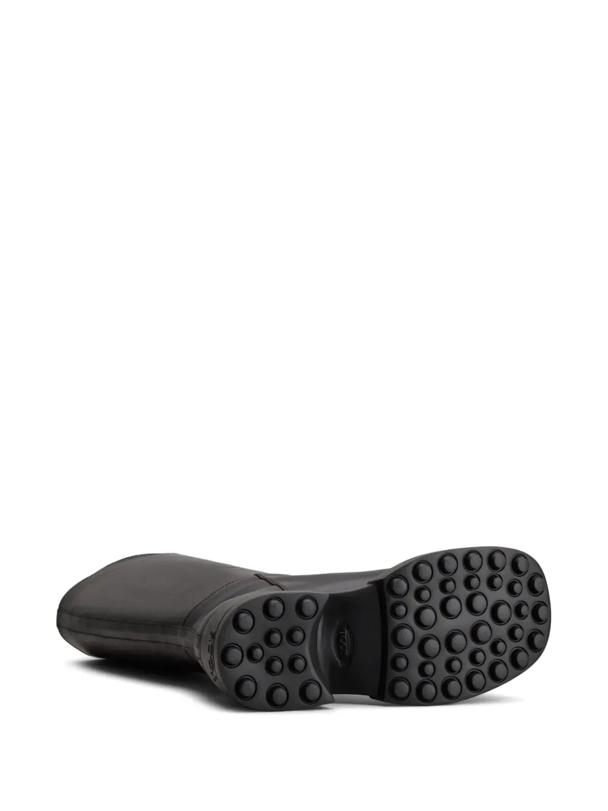 Tod's ラウンドトゥ レザー ブーツ - ブラック - 画像4
