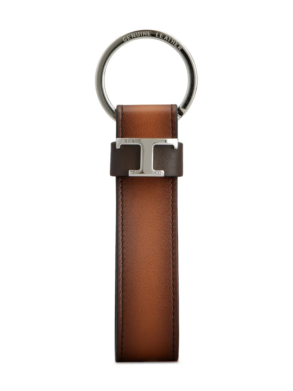Tod's T レザー キーチェーン - 画像1