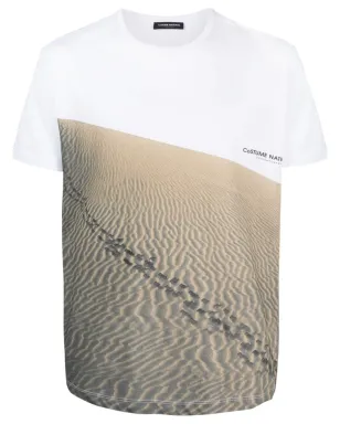 costume national contemporary グラフィックプリント コットンTシャツ - ホワイト - サムネイル1