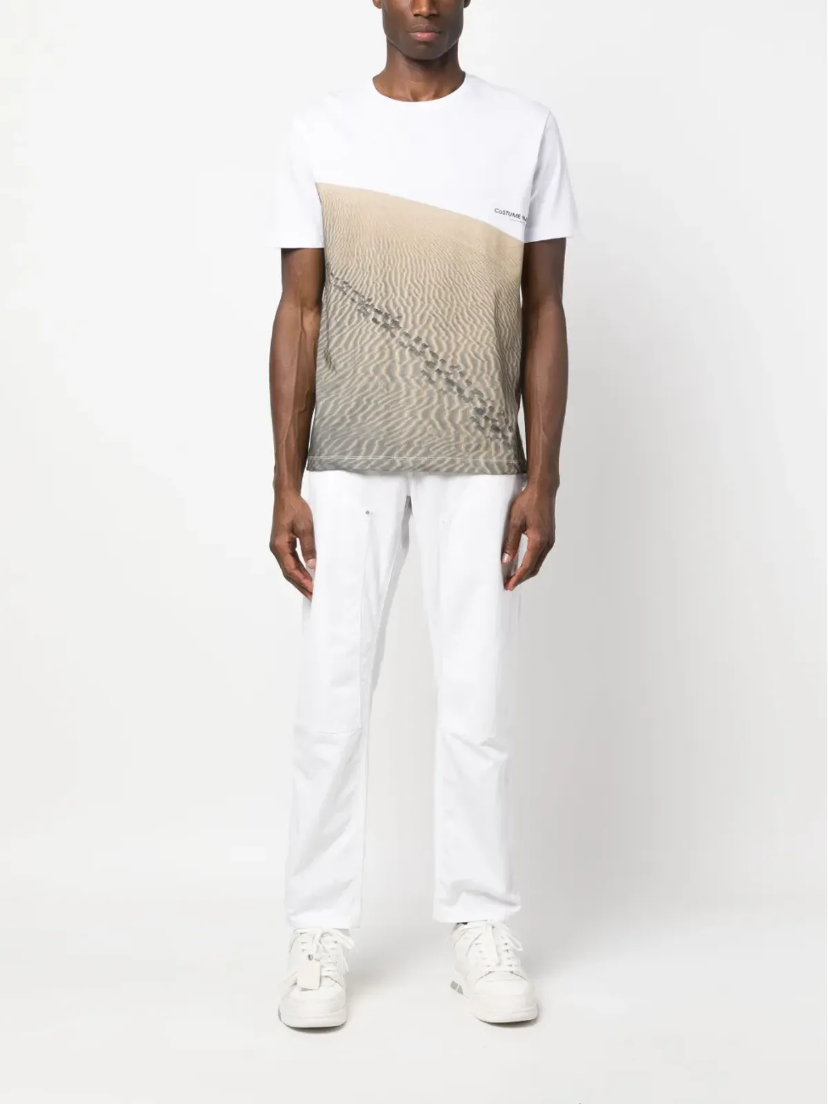 costume national contemporary グラフィックプリント コットンTシャツ - ホワイト - 画像2