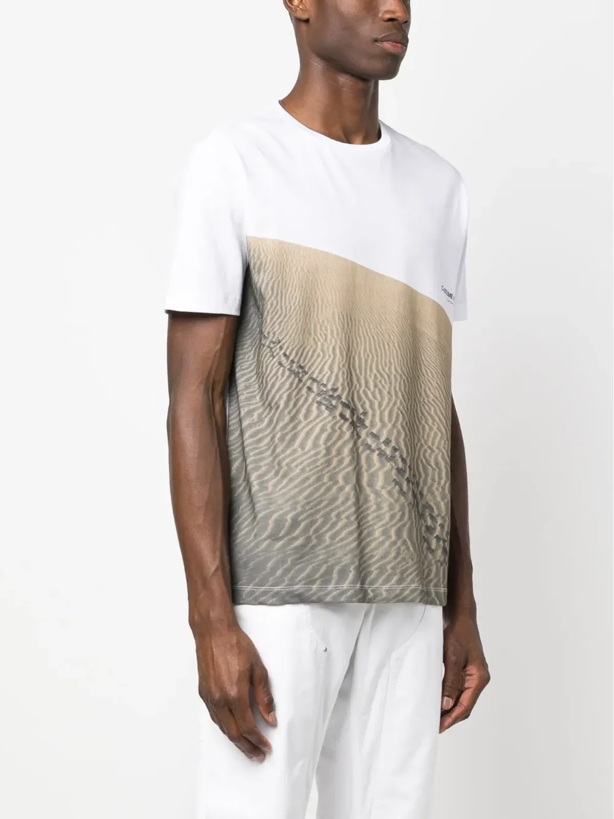 costume national contemporary グラフィックプリント コットンTシャツ - ホワイト - 画像4