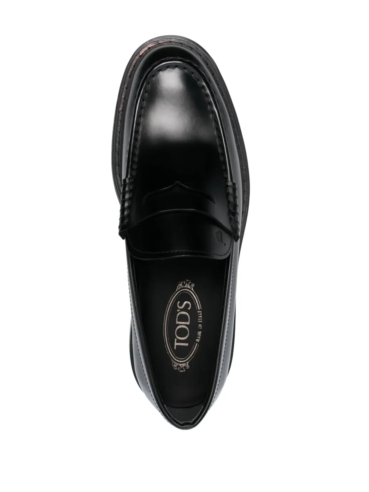 Tod's レザー ペニーローファー - 画像4
