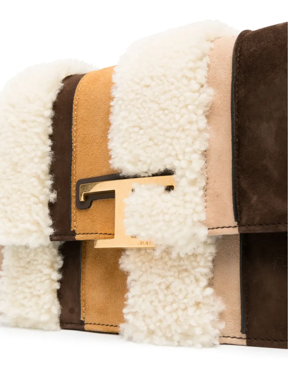 Tod's T Timeless パネルドショルダーバッグ - 画像4