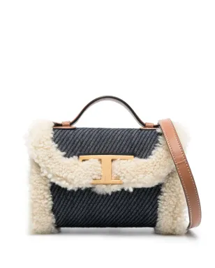 Tod's シアリングデニム ミニバッグ - サムネイル1