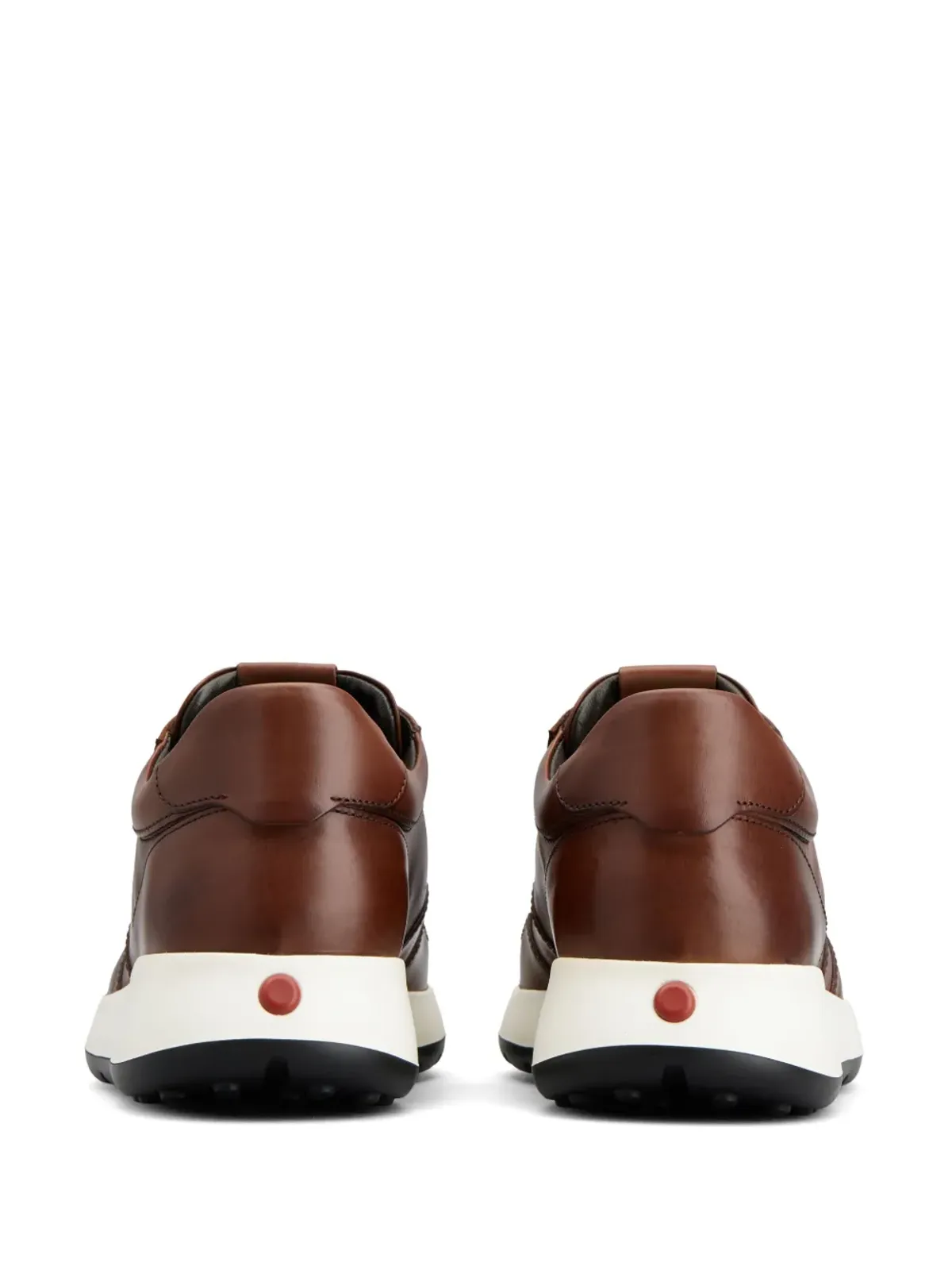 Tod's パネルドレザー スニーカー ブラウン - 画像3