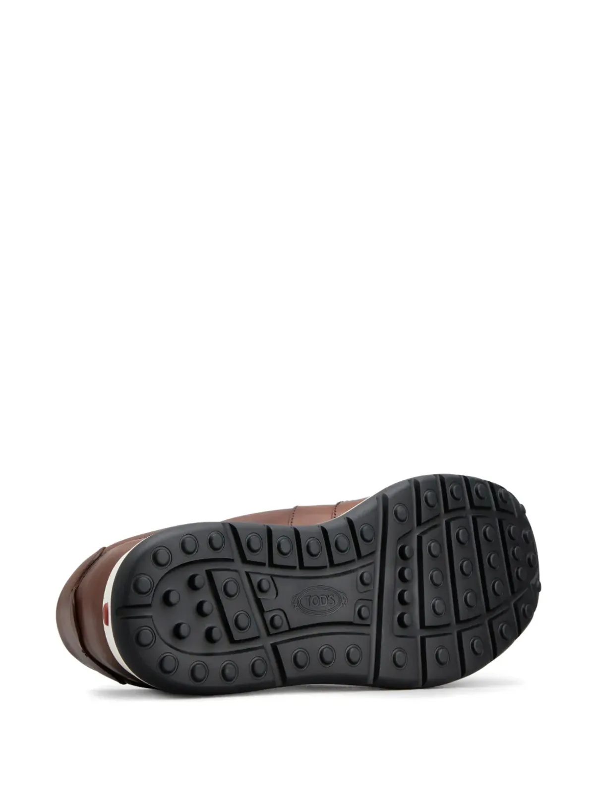 Tod's パネルドレザー スニーカー ブラウン - 画像4