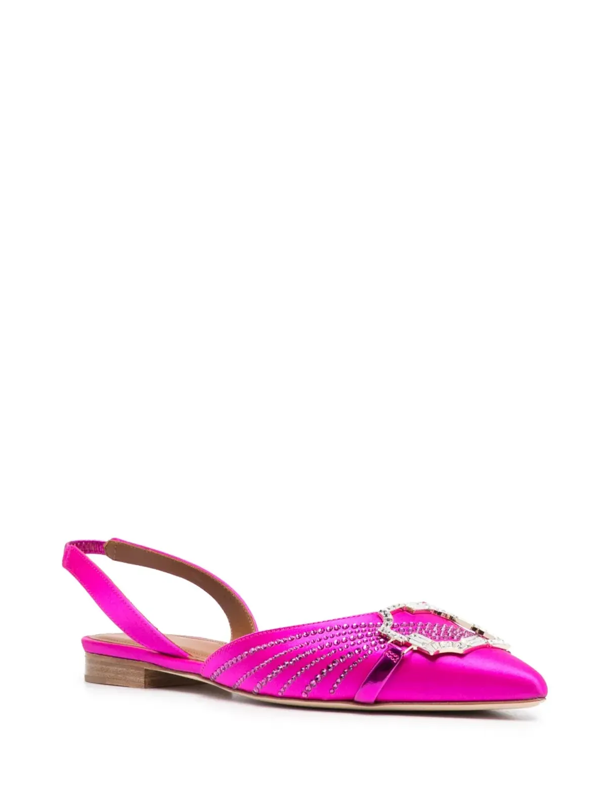 Malone Souliers クリスタル装飾 バレエシューズ - 画像2