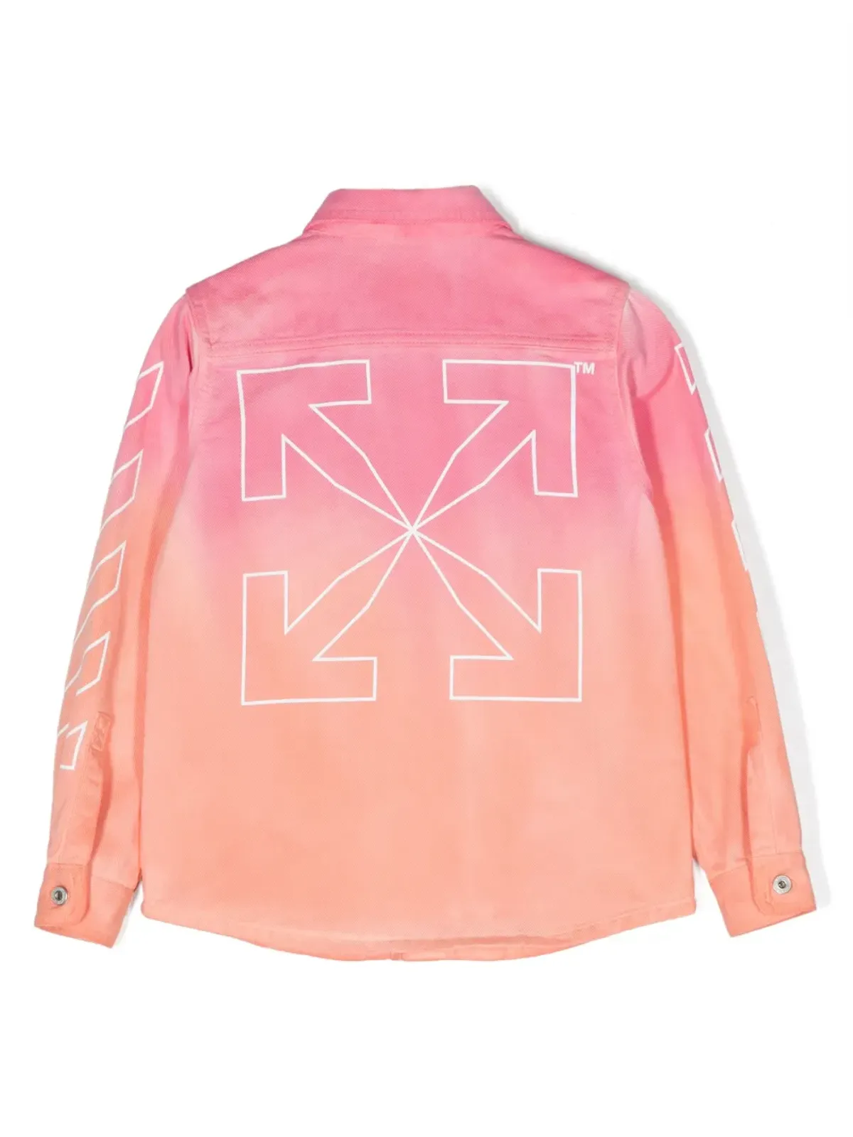 Off-White Kids タイダイ風長袖シャツ - 画像2