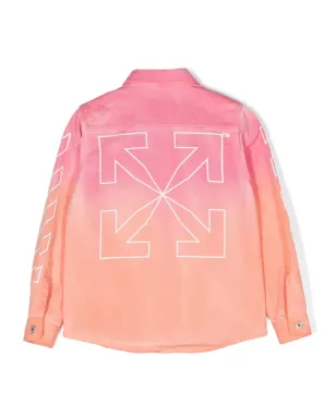 Off-White Kids タイダイ風長袖シャツ - サムネイル2