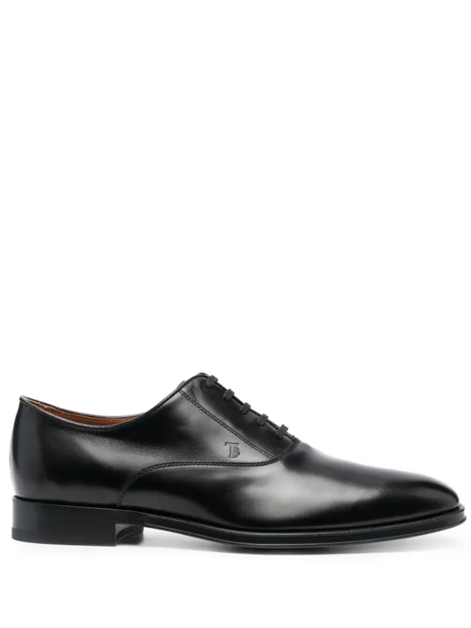 Tod's Tod's フランセイナ レザー オックスフォードシューズ ブラックの商品画像