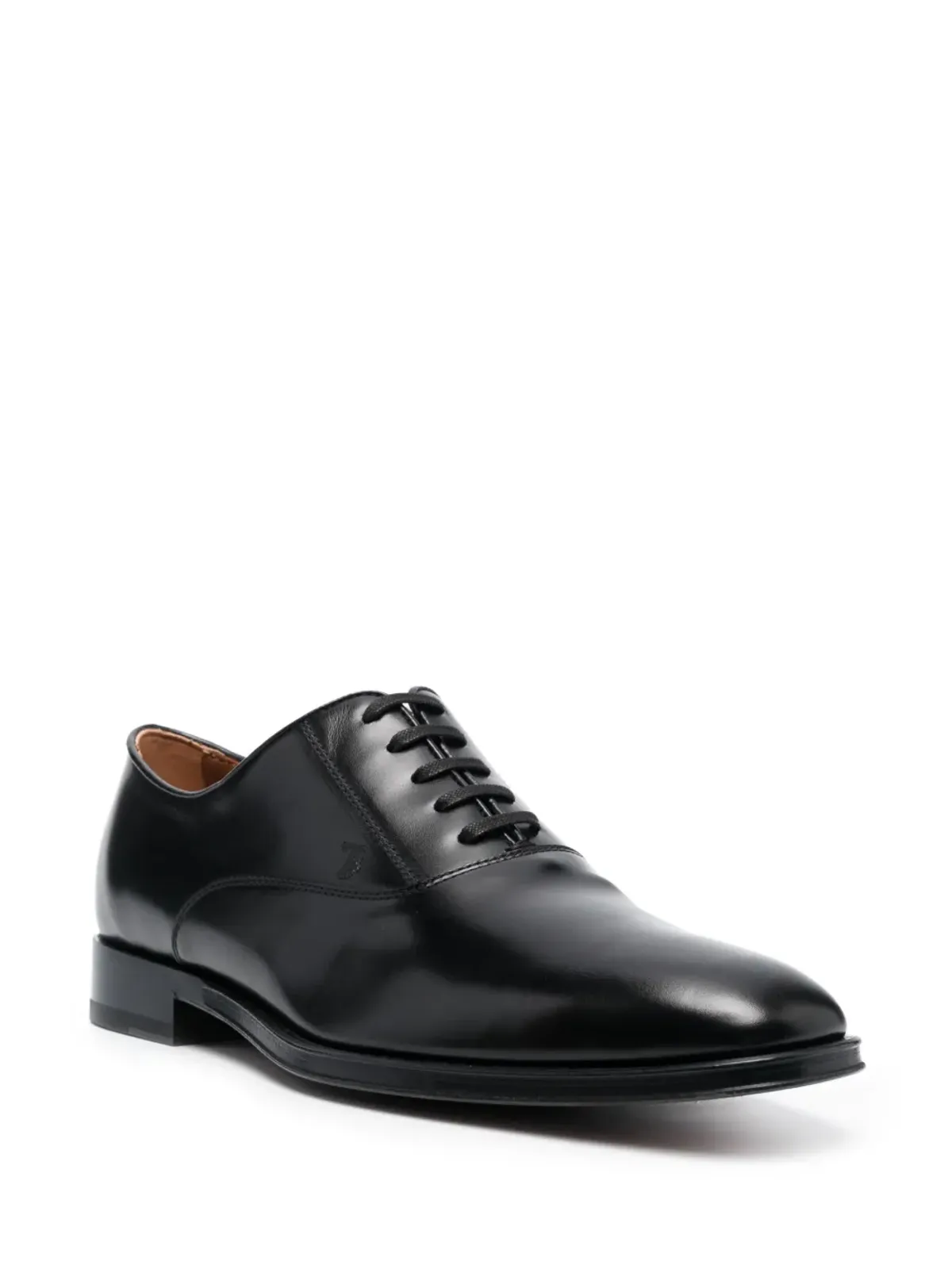 Tod's フランセイナ レザー オックスフォードシューズ ブラック - 画像2