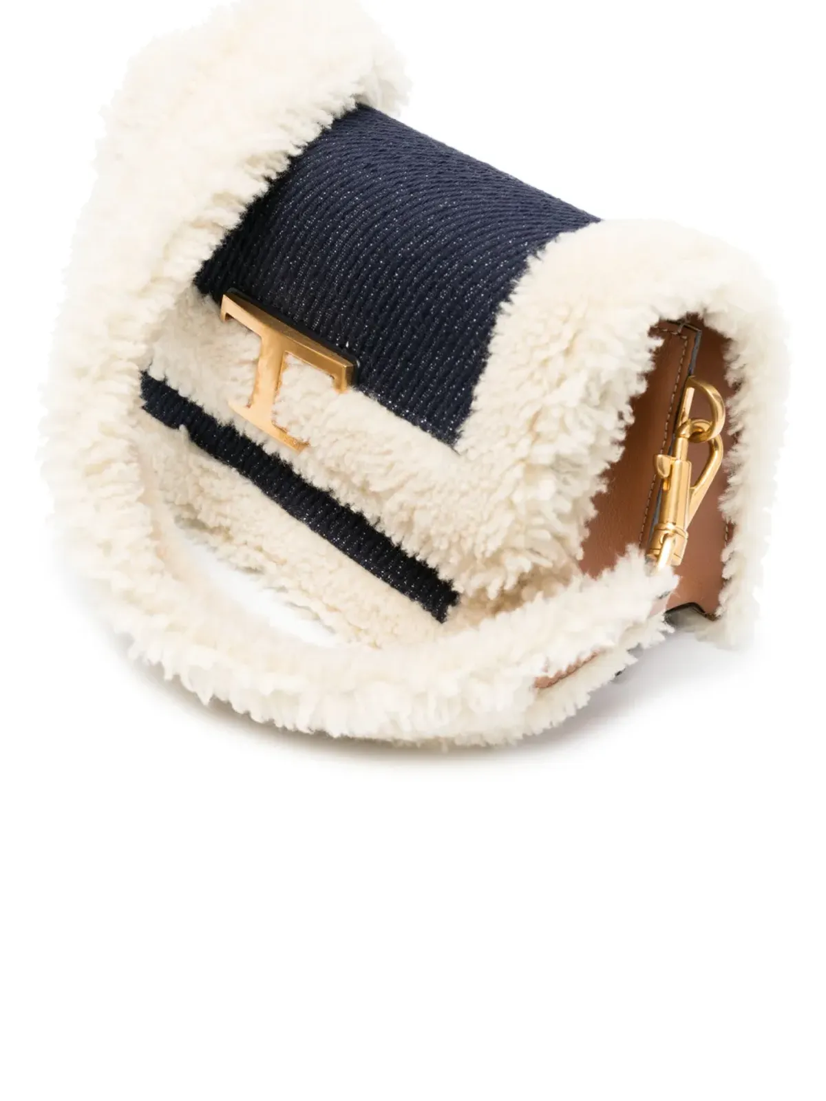 Tod's シアリングトリム クロスボディバッグ - ブルー - 画像5