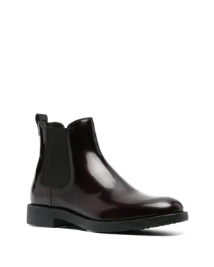 Tod's レザー チェルシーブーツ - レッド - サムネイル2