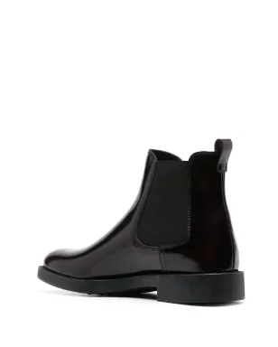 Tod's レザー チェルシーブーツ - レッド - サムネイル3