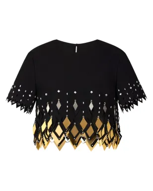 Rabanne エンベリッシュド クロップトップ - サムネイル1