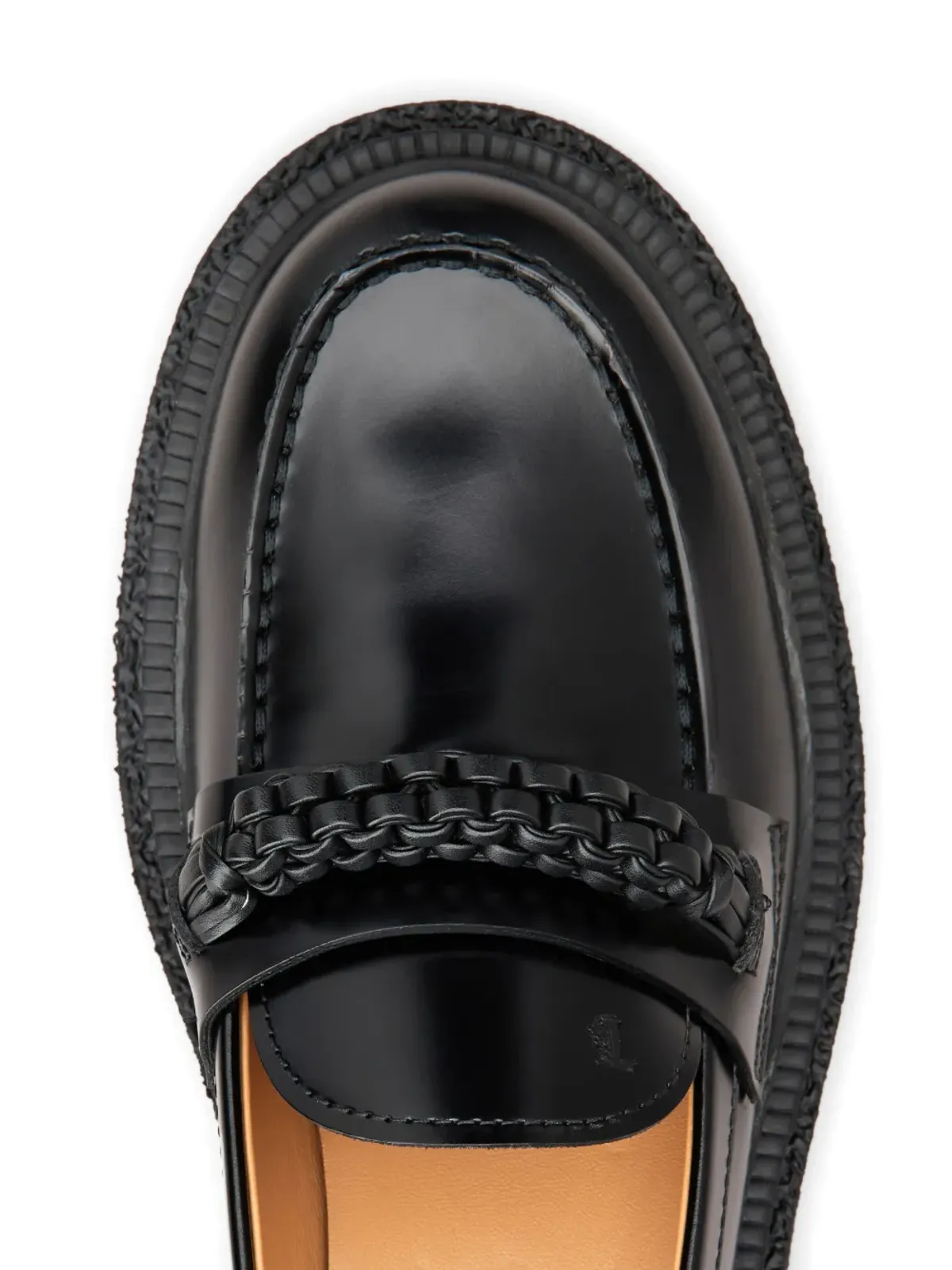 Tod's アーモンドトゥ レザー ローファー - 画像5