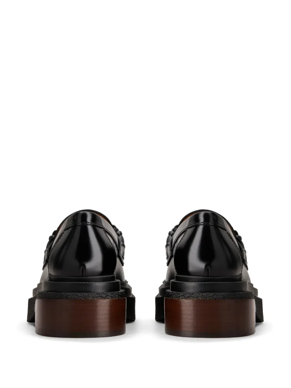 Tod's アーモンドトゥ レザー ローファー - 画像3