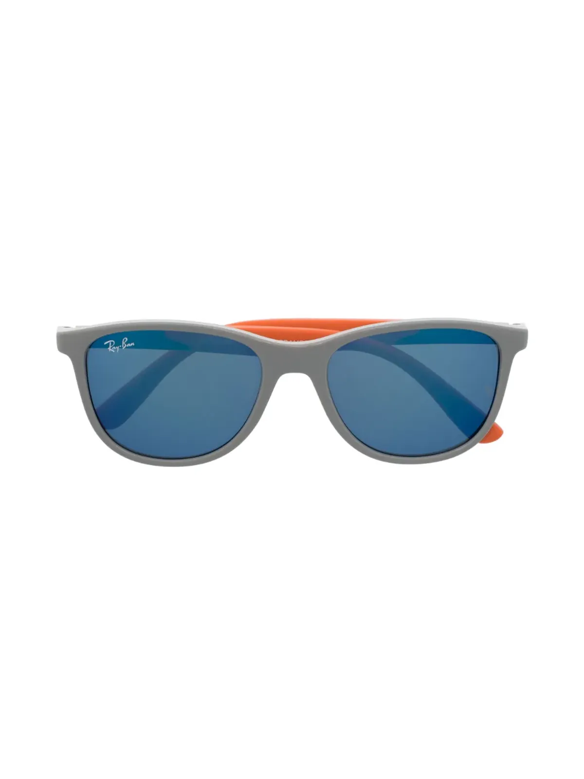 RAY-BAN JUNIOR ロゴ入りスクエアフレーム サングラス - 画像1