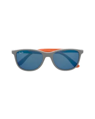 RAY-BAN JUNIOR ロゴ入りスクエアフレーム サングラス - サムネイル1