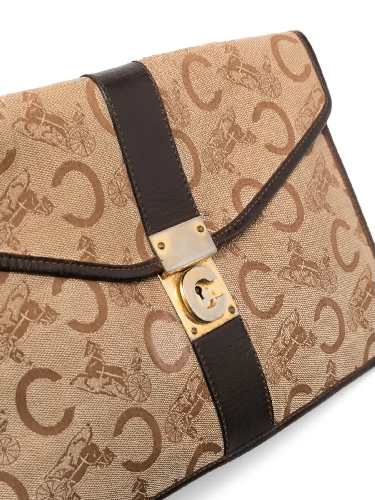 Celine Pre-Owned 1970年代 Macadam ショルダーバッグ - 画像4