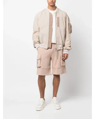 Balmain エンボスロゴ コットン バミューダショーツ - サムネイル2