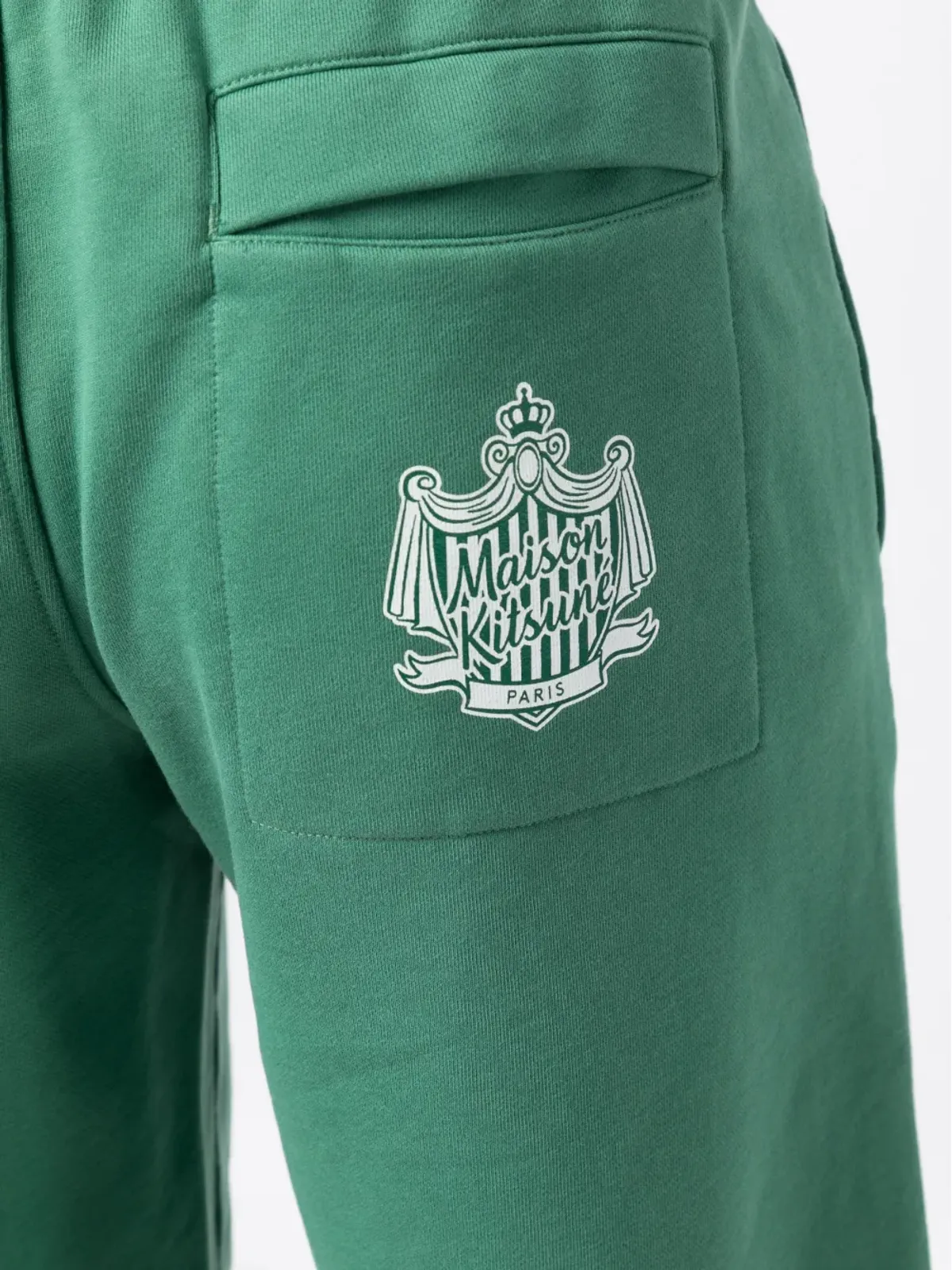 Maison Kitsuné ロゴプリント Bermudaショーツ - 画像5