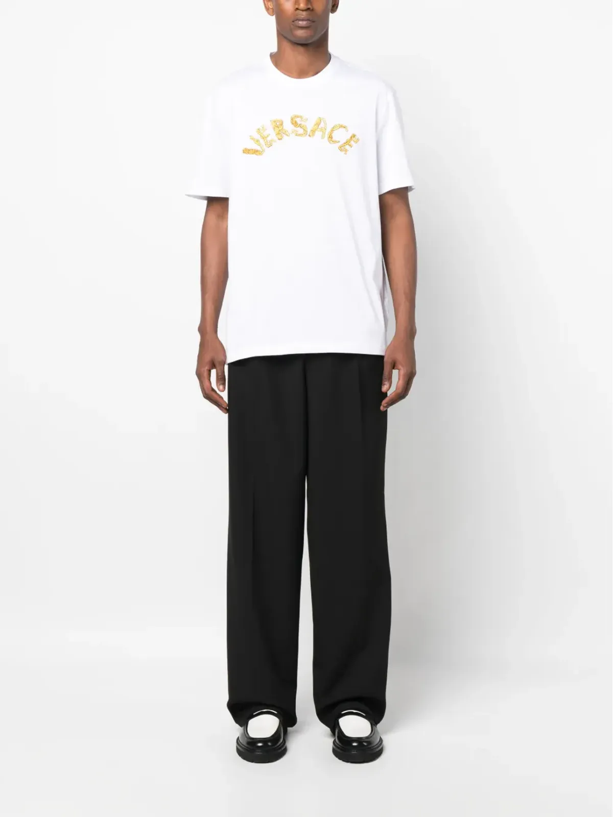 Versace Seashell Baroque コットン Tシャツ - 画像2