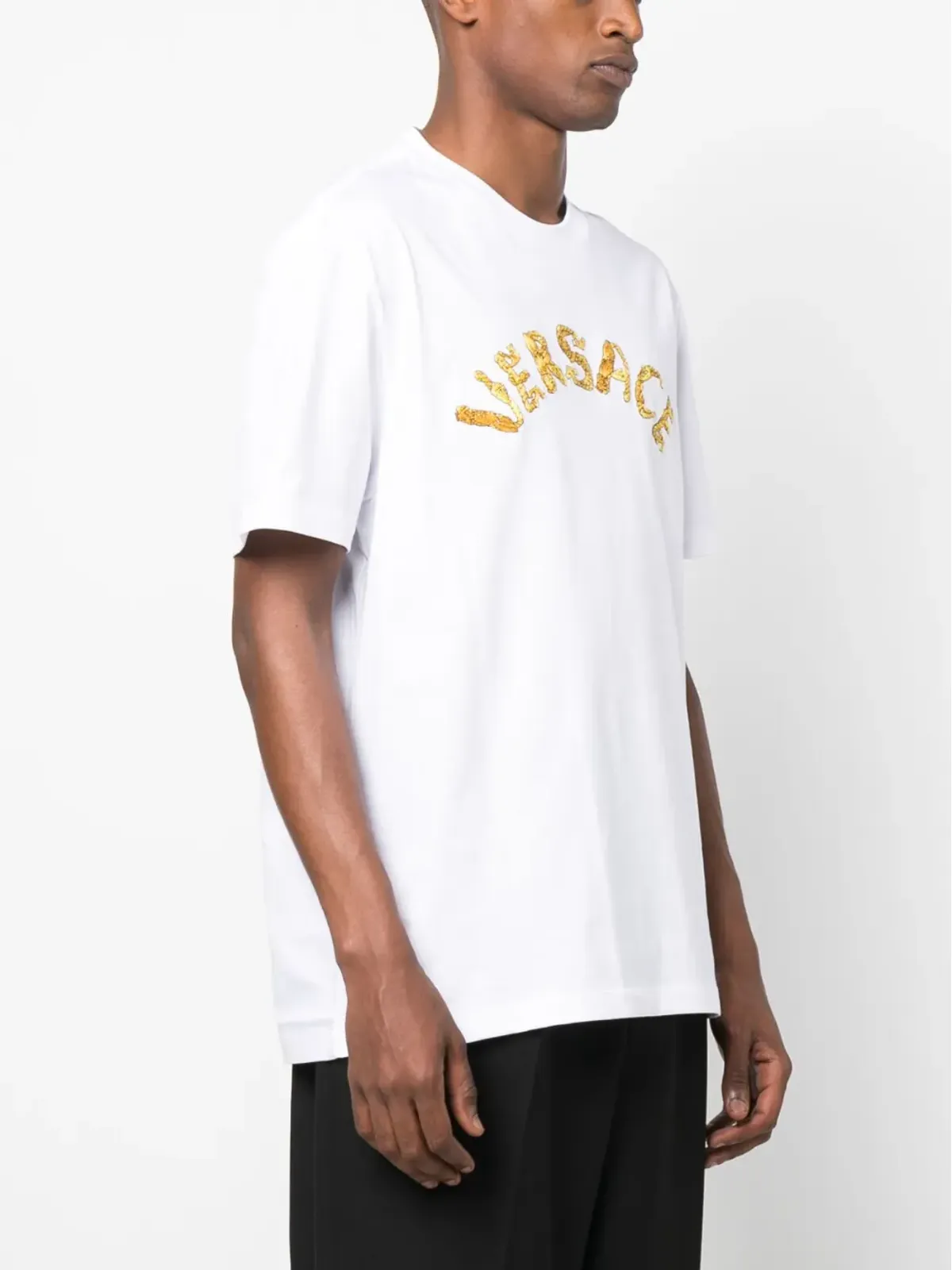 Versace Seashell Baroque コットン Tシャツ - 画像3