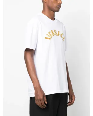 Versace Seashell Baroque コットン Tシャツ - サムネイル3