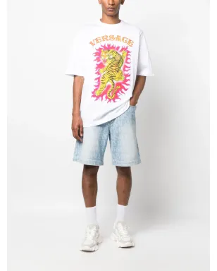 Versace オールオーバー デニムショーツ - サムネイル2