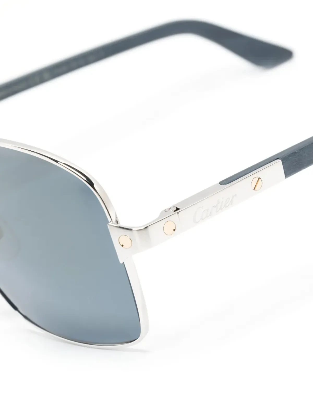 Cartier Eyewear パイロットフレームサングラス - 画像3