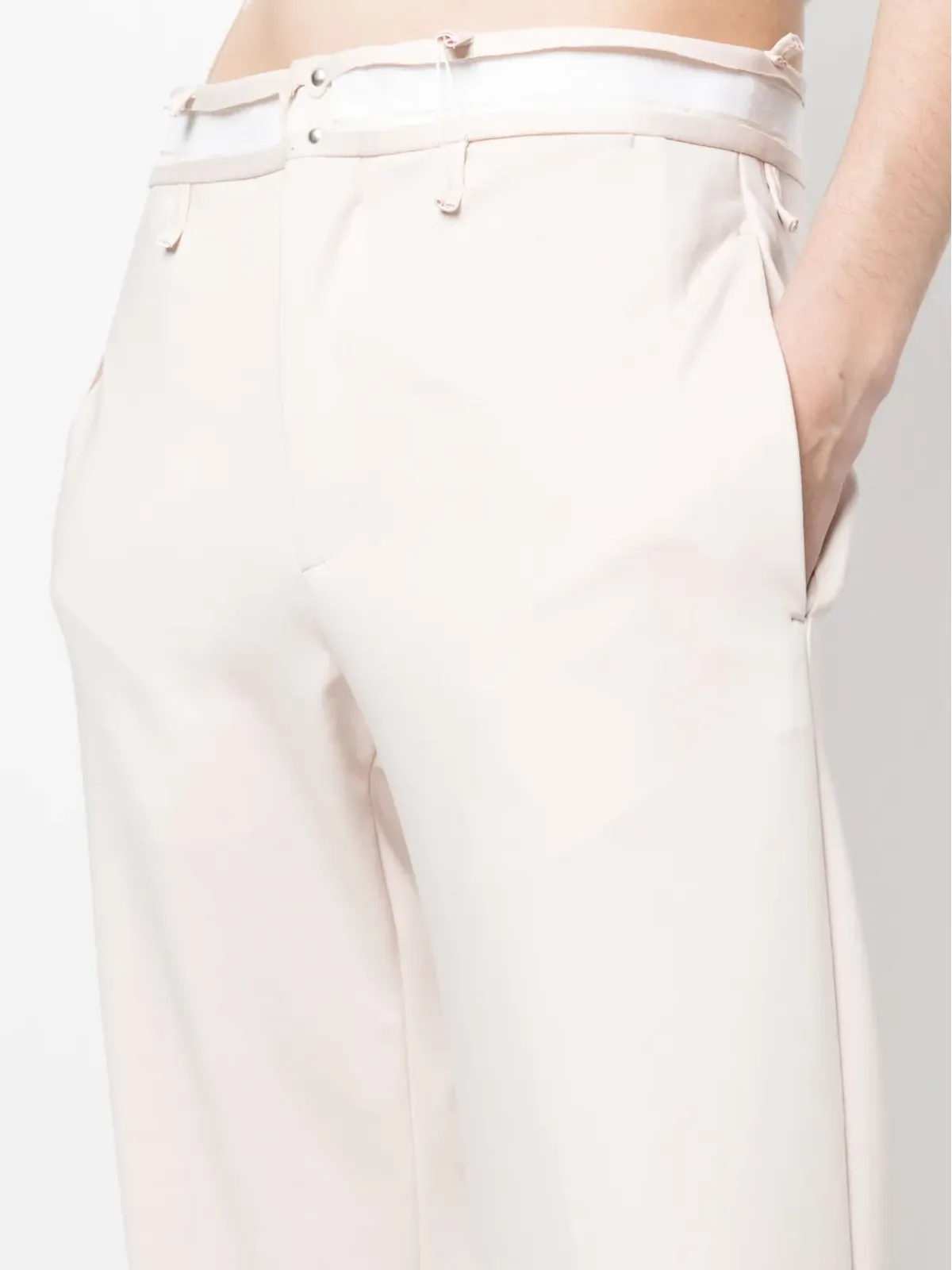 MM6 Maison Margiela デコンストラクテッド テーラードパンツ - 画像5