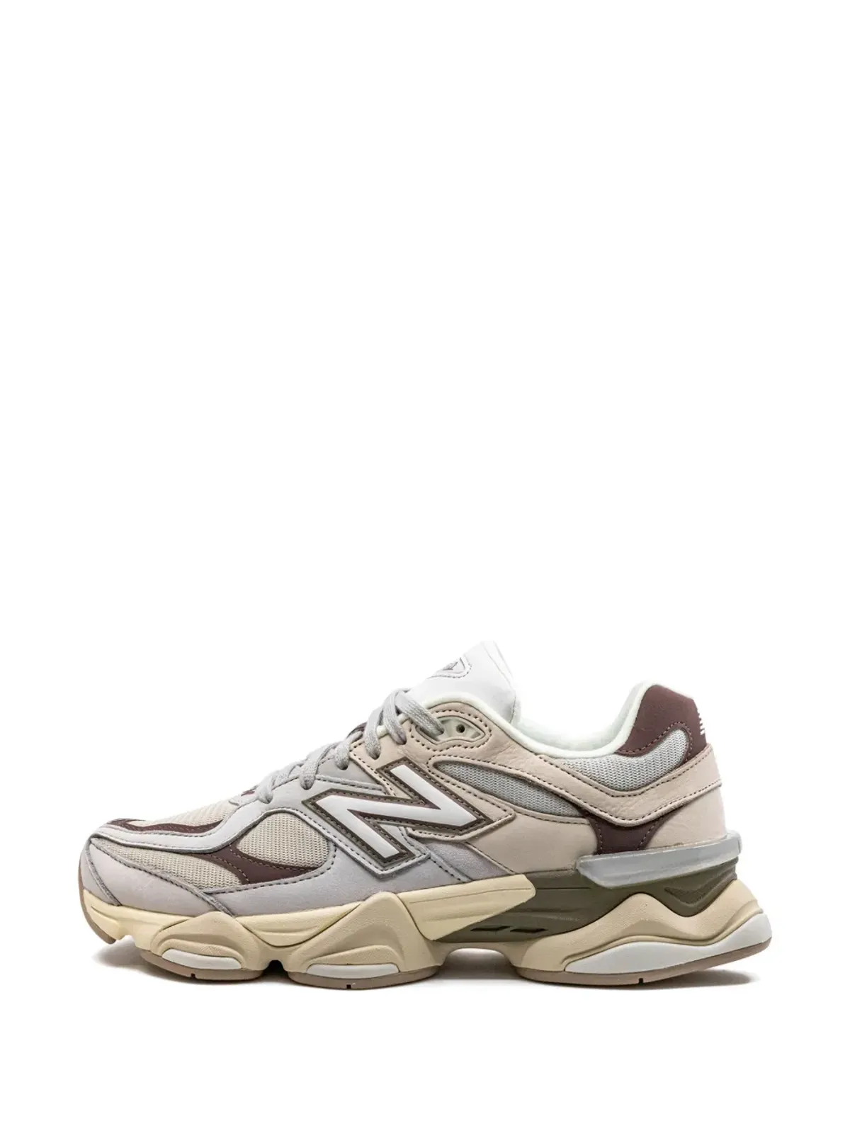 New Balance 9060 グレー/ティンバーウルフ スニーカー - 画像5