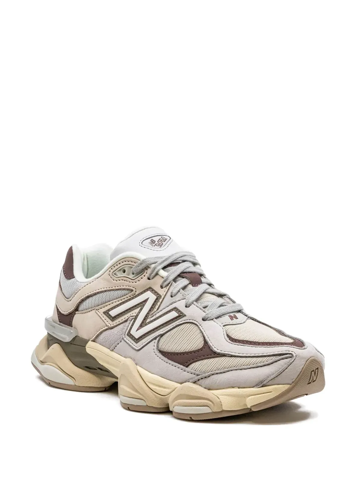 New Balance 9060 グレー/ティンバーウルフ スニーカー - 画像2