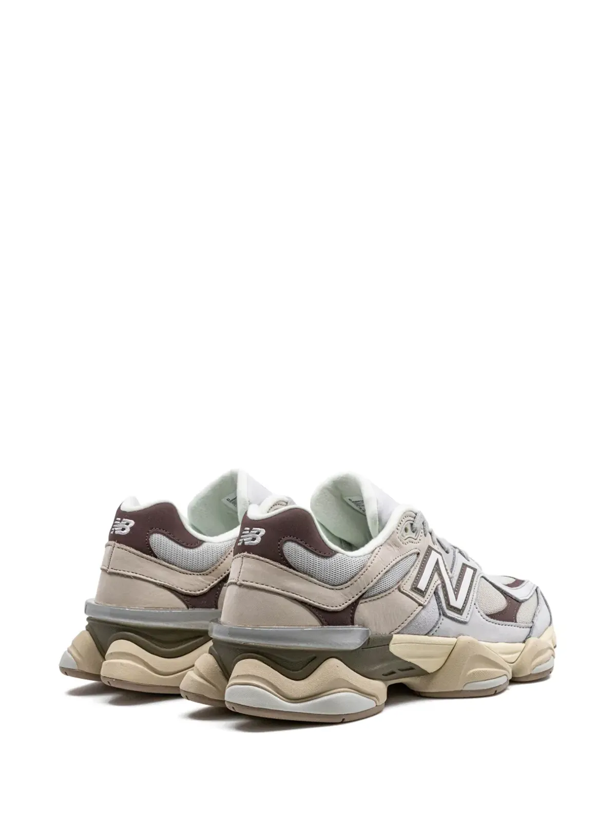 New Balance 9060 グレー/ティンバーウルフ スニーカー - 画像3