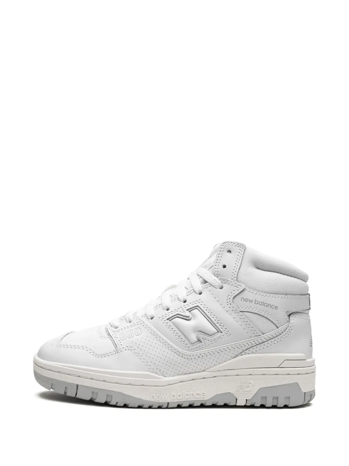 New Balance 650 トリプルホワイト スニーカー - 画像5