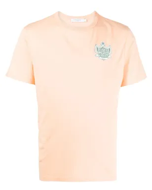Maison Kitsuné ロゴプリント コットン Tシャツ - Pink - サムネイル1